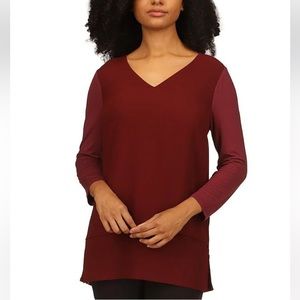 NWT Michael Kors Ladies Size 1X Dark Brandy Top